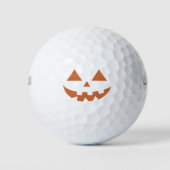 Balles De Golf Citrouille d'Halloween Jack O'Géant (Devant)