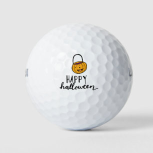 Balles De Golf Citrouille heureux halloween pour golfeur