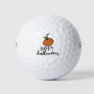 Balles De Golf Citrouille heureux halloween pour golfeur