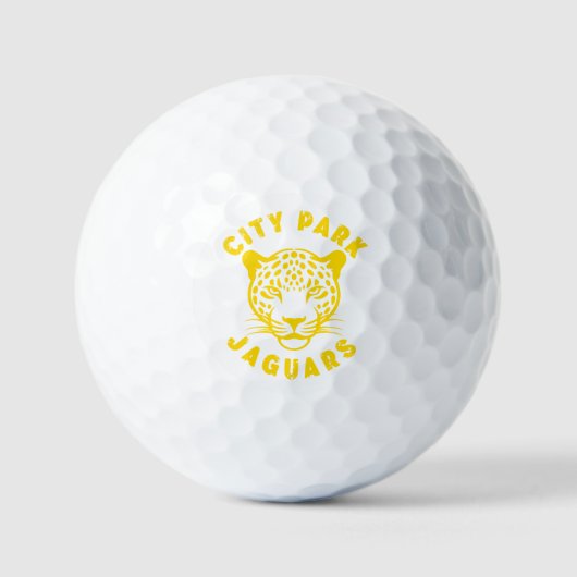 Balles De Golf City Park Jaguars (Recto)