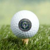 Balles De Golf Clan Armstrong Crest & Tartan Knot (T-shirt Insitu)