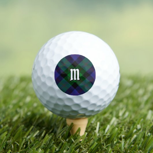 Balles De Golf Clan Blair Tartan Golf Balls (T-shirt Insitu)