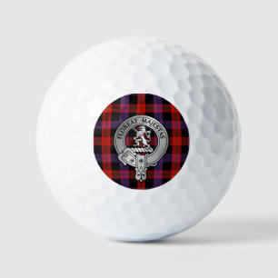 Balles De Golf Clan Brown Crest & Tartan