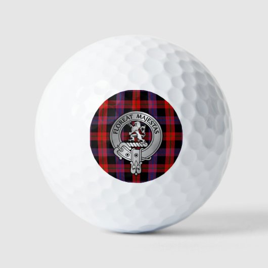 Balles De Golf Clan Brown Crest & Tartan (Recto)