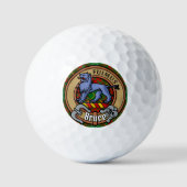 Balles De Golf Clan Bruce Crest sur la chasse Tartan (Recto)