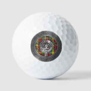 Balles De Golf Clan Buchanan Crest & Tartan Knot