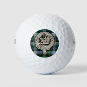 Balles De Golf Clan Campbell Crest & Dress Tartan