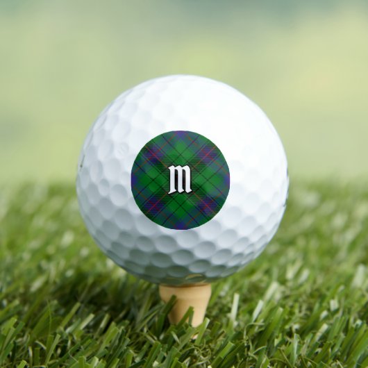Balles De Golf Clan Davidson Tartan (T-shirt Insitu)