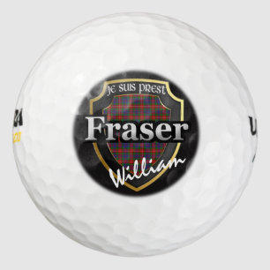 Balles De Golf Clan écossais Fraser of Lovat Personnaliser le nom
