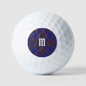 Balles De Golf Clan Elliot Moderne Tartan Golf Balls (Devant)
