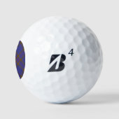 Balles De Golf Clan Elliot Moderne Tartan Golf Balls (Logo)