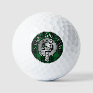 Balles De Golf Clan Graham Crest & Tartan