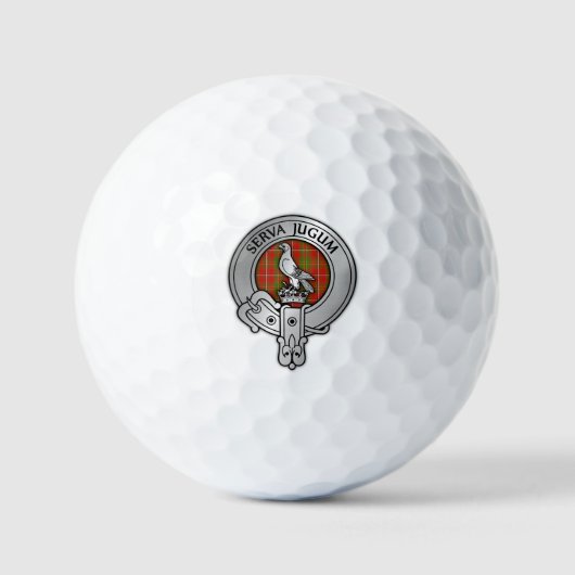 Balles De Golf Clan Hay Crest & Tartan (Recto)