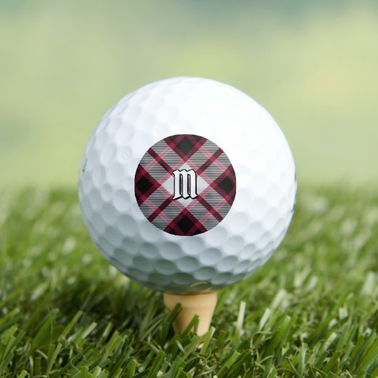 Balles De Golf Clan MacPherson Chasse Tartan Golf Balls (T-shirt Insitu)