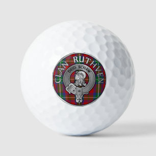 Balles De Golf Clan Ruthven Crest & Tartan