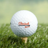 Balles De Golf Clarinet Lover (T-shirt Insitu)