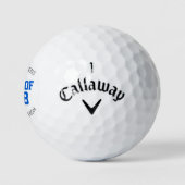 Balles De Golf Classe Classique Bleue Varsity Graduate Class Cade (Logo)
