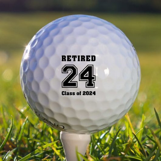 Balles De Golf Classe retraitée de sports collégiaux 2024