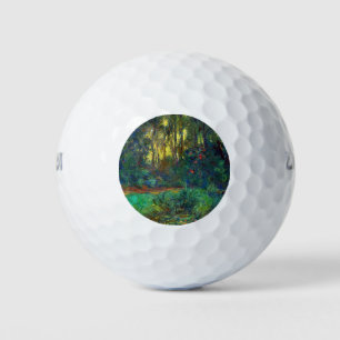 Balles De Golf Claude Monet - Coin d'étang avec des nénuphars