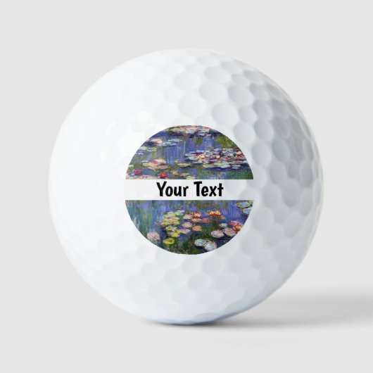 Balles De Golf Claude Monet - Nymphéas / Nymphéas (Recto)