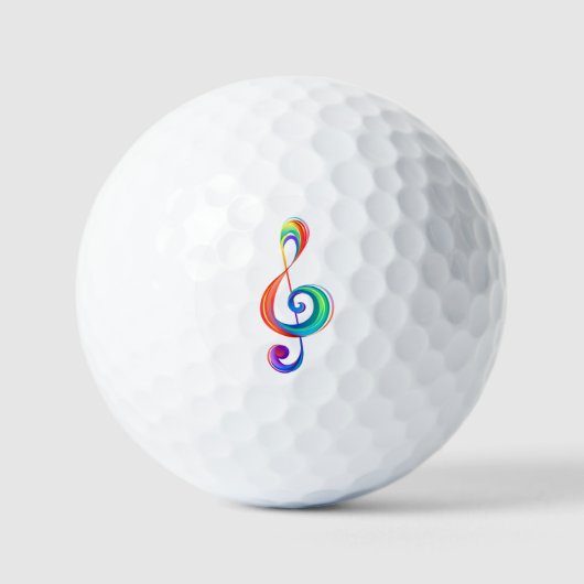 Balles De Golf Clé arc-en-ciel (Recto)