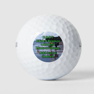 Balles De Golf Cliquez et remplacez facilement l'image pour créer