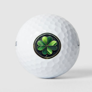 Balles De Golf Clover vert Shamrock de la Saint-Patrick