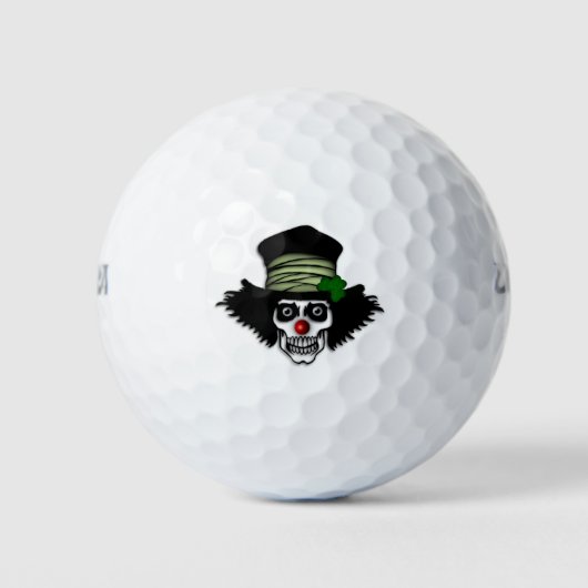 Balles De Golf Clown de squelette irlandais (Devant)