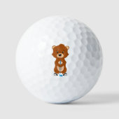 Balles De Golf Club de golf Cute Gopher Holding (Recto)