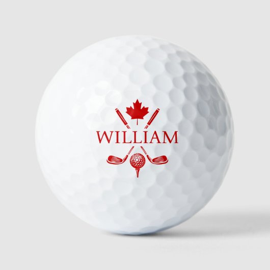 Balles De Golf Club de golf Monogram Canada | Choisissez votre co (Recto)