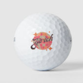 Balles De Golf Club de golf rétro de Zurich Suisse (Devant)