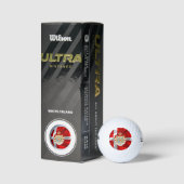 Balles De Golf Coat d'arms (Emballage)