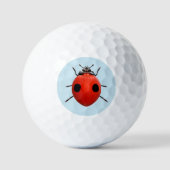 Balles De Golf Coccinelle Chanceuse (Recto)