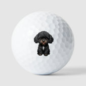 Balles De Golf Cockapoo noir (Recto)