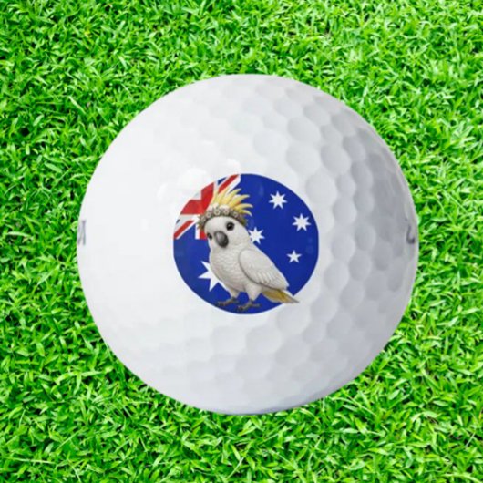 Balles De Golf Cockatoo Aussie le plus mignon