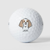 Balles De Golf Cocker Spaniel Cartoon Chien (Devant)