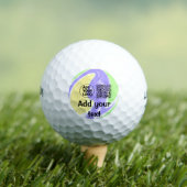 Balles De Golf Code QR minimal simple ajouter un logo nom de code (T-shirt Insitu)