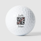Balles De Golf Code QR personnalisé (Recto)