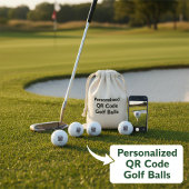Balles De Golf Code QR personnalisé