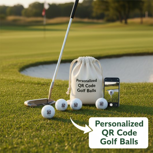 Balles De Golf Code QR personnalisé