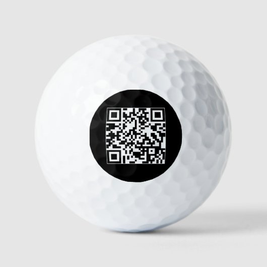 Balles De Golf Code QR personnalisé ou étiquette d'identification (Recto)