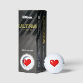 Balles De Golf Coeur (Emballage)