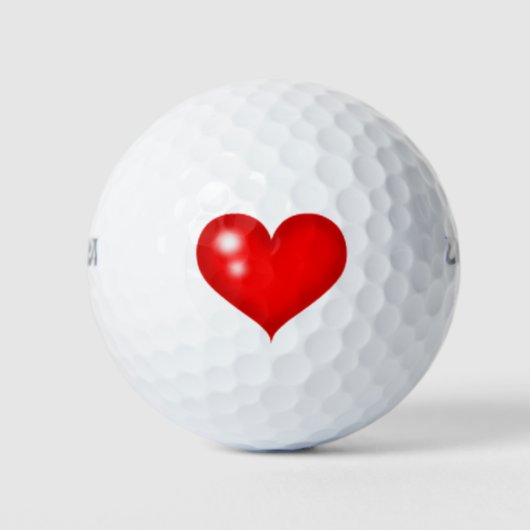 Balles De Golf Coeur (Devant)