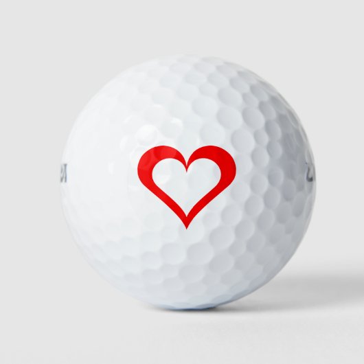 Balles De Golf Coeur (Devant)