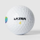 Balles De Golf Coeur coloré (Logo)