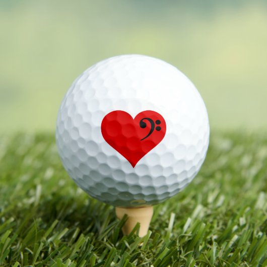 Balles De Golf Coeur de basse (T-shirt Insitu)