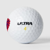Balles De Golf Coeur floral (Logo)