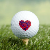 Balles De Golf Coeur floral (T-shirt Insitu)