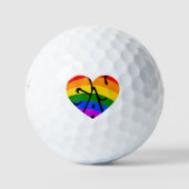 Balles De Golf Coeur gay (Devant)