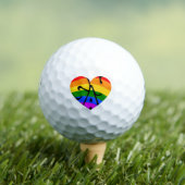 Balles De Golf Coeur gay (T-shirt Insitu)